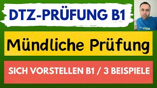 DTZ Gast B1 Mündliche Prüfung Teil 1  Sich vorstellen  Deutsch lernen [upl. by Shayla]