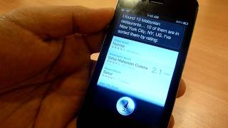 iPhone 4S Siri Walkthrough in Malaysia [upl. by Enyawud774]