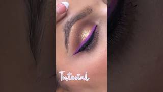 Purple eyeliner and black eyeliner 🌈 inglot eyemakeup eyes trending hudabeauty renee inglot [upl. by Enidlarej232]