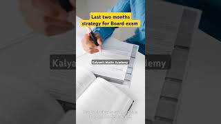 Last two months strategy for Board exam ncert cbseboard class10 class12 strategy [upl. by Marcelle]