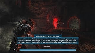 Aliens vs Predator Evolution  Hard Walkthrough  Predator Mission 7 Crash Site [upl. by Valry]