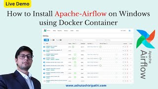 How to Install Apache Airflow on Windows using Docker Container  airflow mlops ashutoshai [upl. by Lletniuq]