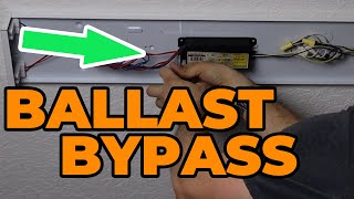 Flourescent to LED Conversion Ballast Bypass [upl. by Anasiul232]