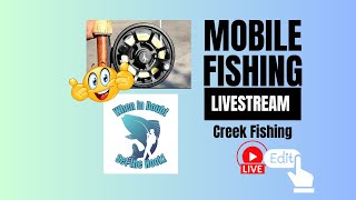 Fly Fishing  Fishing a Creek  Mobile Fishing Edited mobile fishing livestream [upl. by Leslee59]