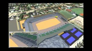 Tulane Stadium Construction Animation [upl. by Hanikas249]