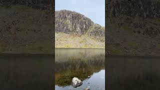 Views from Stickle Tarn Langdale Pikes mountains hiking lakedistrict [upl. by Issej]