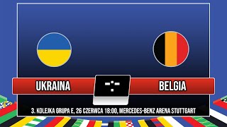 GIGA EURO 2024 Ukraina  Belgia \\ GIGA Sport TV [upl. by Senn766]