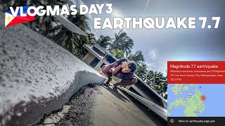 🎄 EARTHQUAKE Hit Mindanao Hard Last Night 🇵🇭 PHILIPPINES VLOGMAS Day 3 [upl. by Janina]