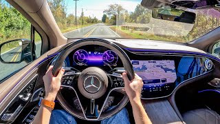 2024 MercedesMaybach EQS 680 SUV  POV Test Drive Binaural Audio [upl. by Dreddy820]