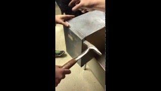 HVAC How to Install Ductwork End Cap [upl. by Nedak950]