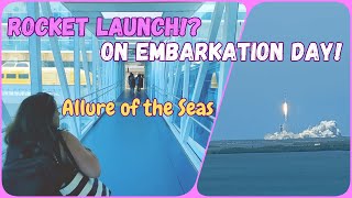 Embarkation Day Extravaganza Allure of the Seas amp Rocket Launch [upl. by Hgielrahc]