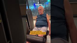 AOS 91 ANOS ATOR ARY FONTOURA COMPARTILHA TREINO PESADO EM ACADEMIA [upl. by Ches]