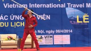 Liu Xiao Ling Tong perform Sun Wu Kong at Ha Noi 2014 [upl. by Ennayhs]