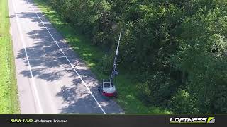 Loftness Kwik Trim Clears Way For 60 Foot Grain Bin [upl. by Brennen]