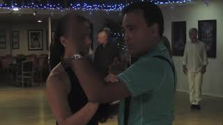 TANGO and VALS Lesson  CUNITA CRUZADA Step [upl. by Namyw177]