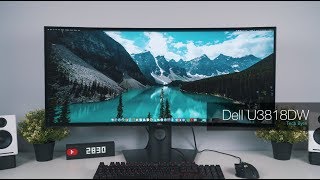 The BEST ULTRAWIDE for Productivity Dell Ultrasharp U3818DW Review  38quot USBC 10Bit Monitor [upl. by Thedrick]