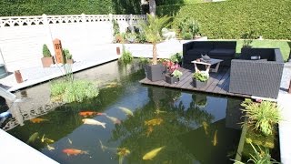 Rénovation et cuvelage de bassin de jardin avec Soudoplast [upl. by Ainattirb730]