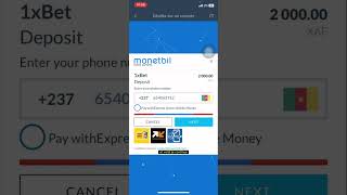 Comment résoudre le problème de dépôt orange money et mtn money sur 1xBet  a jamais [upl. by Dietz]