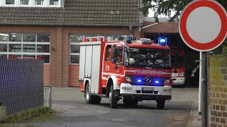 Brand2 Brennt Treppenhaus Einsatzfahrten der FF Nettetal Löschzug Breyell [upl. by Ratha675]