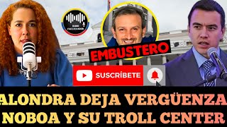 ALONDRA DEJA EN VERGÜENZA Y LE DICE SUS VERDADES AL GOBIERNO Y SU TROLL CENTER FILTRADO NOTICIAS RFE [upl. by Eatnohs560]