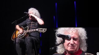 Brian May Gets Emotional during Freddie Mercury Hologram on the Rhapsody Tour 2022 [upl. by Turrell555]