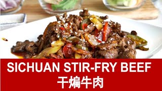 Szechuan beef stir fry  How to make in four easy steps updated [upl. by Velleman392]