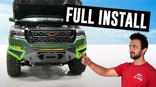 Nissan Frontier Assault Bumper Install [upl. by Vasyuta]