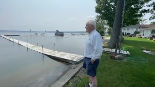 Chautauqua Lake levels high after a weekend of floods [upl. by Farnham]