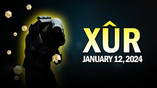 Xur January 12 2024  11224 All 3 Classes Destiny 2 [upl. by Adihsaar]