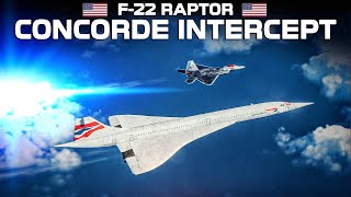 F22 Raptor Concorde Intercept  Behind Enemy Lines  Digital Combat Simulator  DCS [upl. by Lacram]