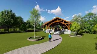 Timber Frame quotArchway Pavilionquot 2019 [upl. by Darda545]