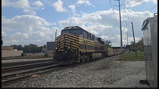 10132024 La Grange IL Railfanning Ft NS 8100 [upl. by Ajin]