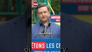 Poilievre says hell replace woke culture with warrior one for military and reequip the troops [upl. by Libby]