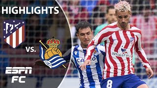 Atletico Madrid vs Real Sociedad  LaLiga Highlights  ESPN FC [upl. by Carlee]