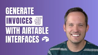 Build an invoice generator with the Airtable interface designer [upl. by Saddler]