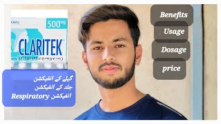 Claritek Tab 500mg Clarithromycin usage and Benefits۔ Tab ۔ Syrup۔ Drops ۔ Full Reviews۔Antibiotic [upl. by Inaniel]