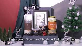 Christmas Hampers  Outerbloom Signature Christmas Deluxe Hampers [upl. by Nixie232]