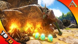 MAX LEVEL PTERANODON TAMING AND BREEDING VANILLA ARK Survival Evolved PVP Gameplay E3 [upl. by Adnorahc236]