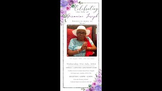 Celebrating the life of Germaine Joseph [upl. by Dviad354]