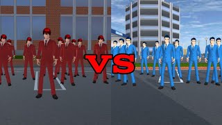 Red Yakuza VS Blue Yakuza  Sakura School Simulator Experiment [upl. by Lleznov]