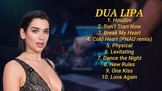 Dua Lipa  Full Album of the Best Songs of All Time  Greatest Hits ✔️ [upl. by Assirat]