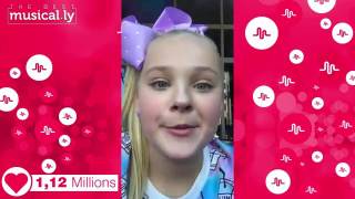 Its Jojo Siwa Top 50 Best Musical ly [upl. by Notrab]