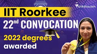 IIT Roorkee celebrates 22nd Convocation  Over 2000 degrees awarded  IIT Roorkee Convocation 2023 [upl. by Atinauq]