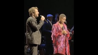 Josh Groban sings quotBoth Sides Nowquot with Denee Benton Radio City Music Hall [upl. by Acihsay]