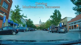 Murfreesboro Tennessee  Drive Tour USA 4K60fps [upl. by Auohp]