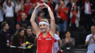 Interview Timea Bacsinszky SUI [upl. by Adnola]