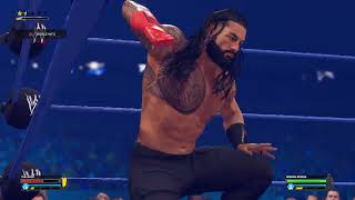 The Rock comes to Roman Reigns aid Royal Rumble 2015 [upl. by Akelahs]