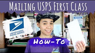 How To Mail USPS First Class Envelopes amp Packages with Stamps [upl. by Ymeraj535]