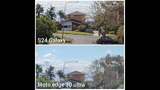 Galaxy S24 Ultra Vs Motorola edge 30 ultra zoom test [upl. by Lugo]