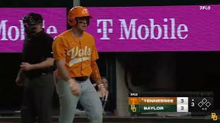 Baylor Baseball Highlights vs Tennessee  February 18 2024 [upl. by Yojenitsirk]